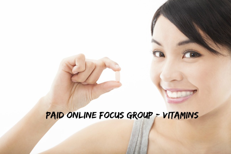 Paid Online Focus Group - Vitamins