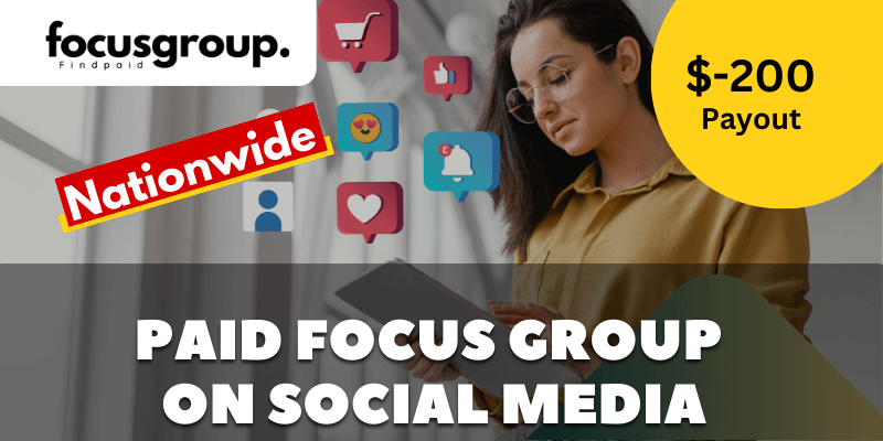 Paid Online Focus Group On Social Media - Elliott Benson Research - $200